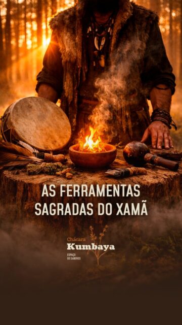 🔥 As ferramentas do xamã não são objetos.
São pontes.

O tambor conduz o ritmo do coração.

As ervas purificam e equilibram.

O fogo transforma e revela.

Os cantos e rezos abrem caminhos.

Cada instrumento carrega uma função, mas também um ensinamento:

tudo na natureza pode se tornar ferramenta quando existe respeito, intenção e consciência.

🌿 O poder não está na ferramenta…

Está na relação que se constrói com ela.

💬 Qual dessas ferramentas mais desperta sua curiosidade?

#xamanismo #saberesancestrais #ferramentassagradas #chacarakumbaya #espiritualidade